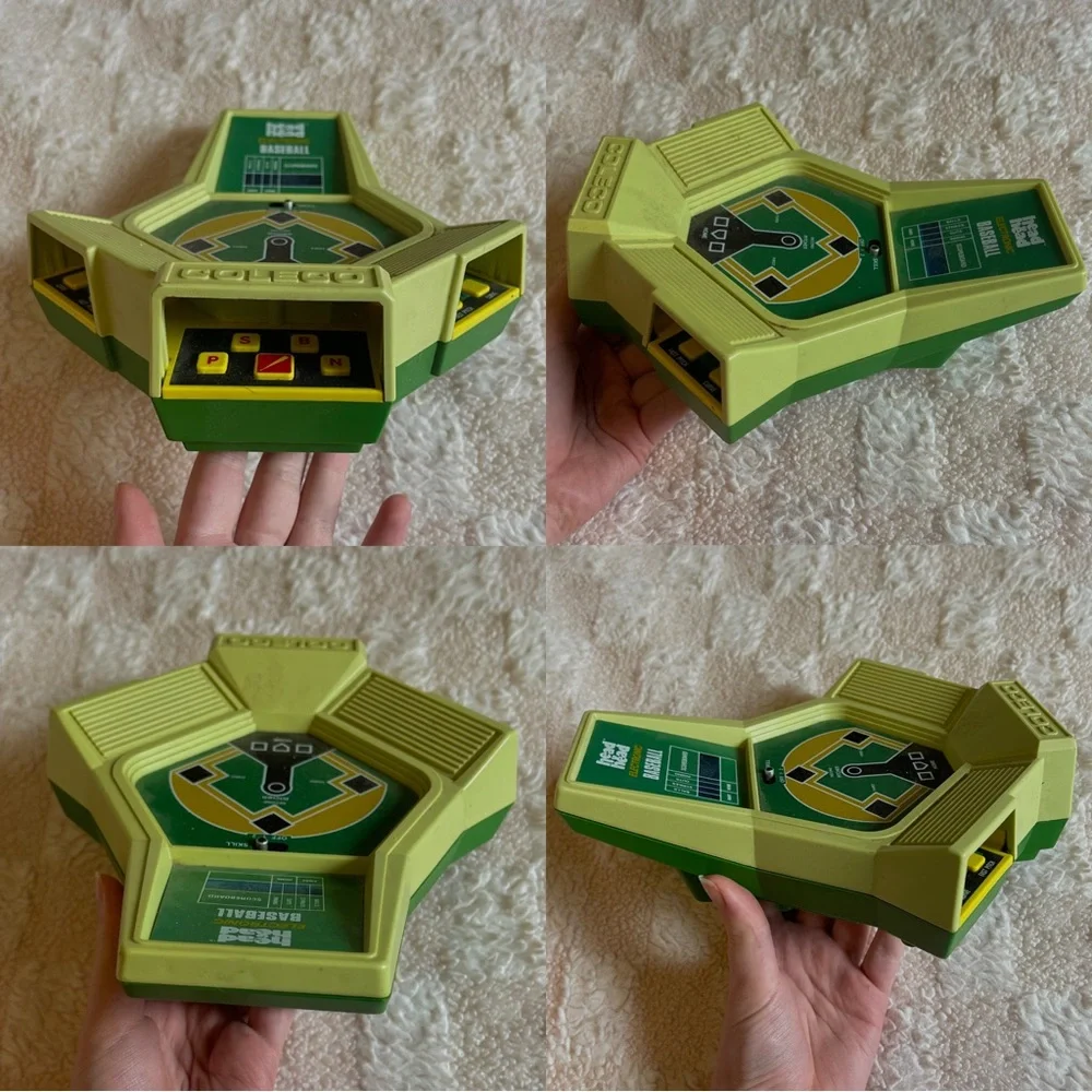 Vintage 1980 Coleco Head To Head Electronic BaseBall Game